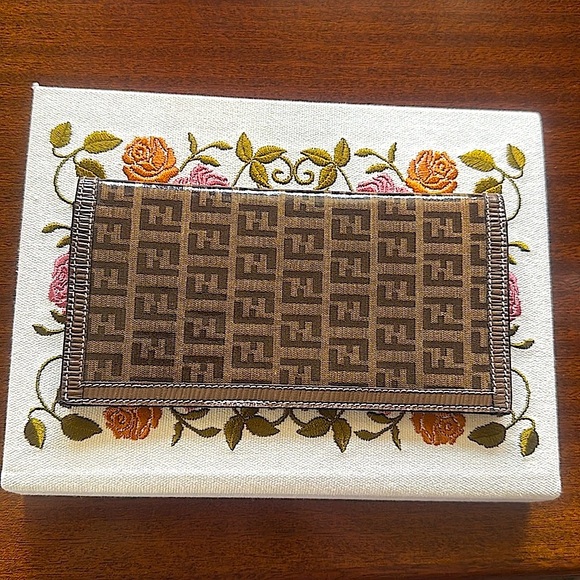 Fendi Zucca Micro FF Glacé Bifold Wallet - Picture 3 of 14